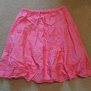 Mini Boden NWOT Girls Pink Skirt